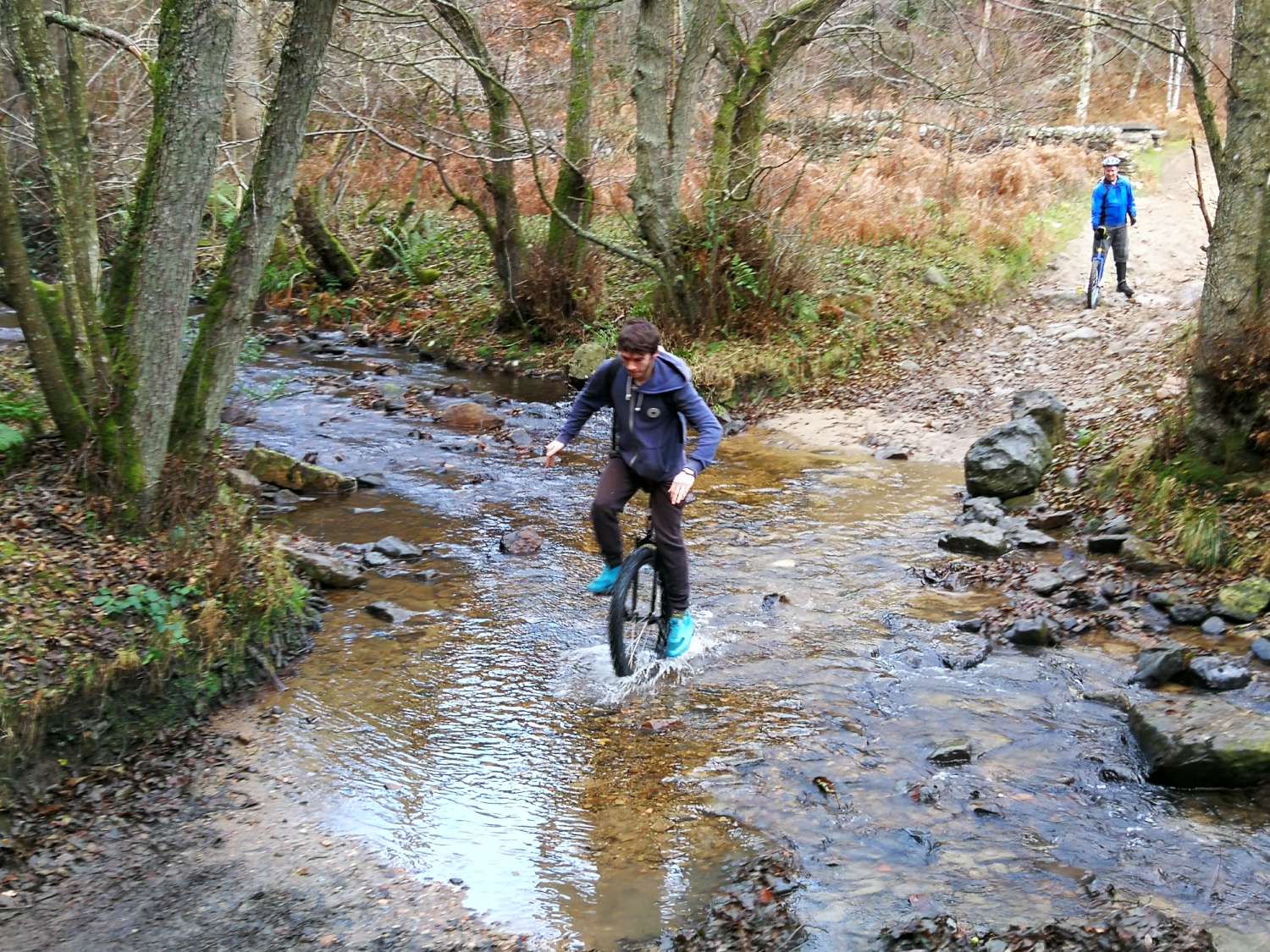 Crossing the wet sea